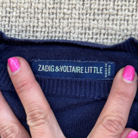 Wild Child navy baby sweater 18 mo💙 - Picture 3 of 7